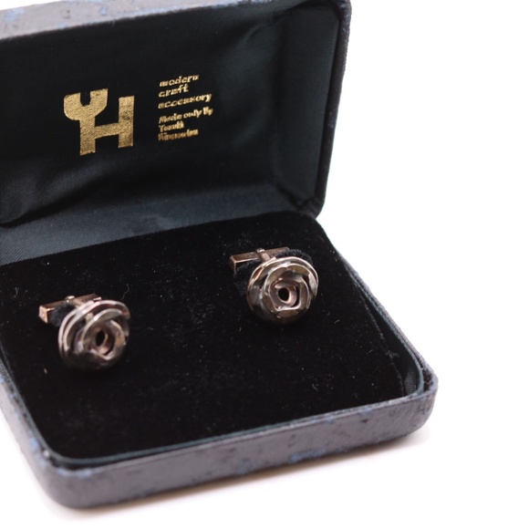 RATE ArtistYASUKI HIRAMATSU GALLERYSterling Silver Modernistic Cufflinks
